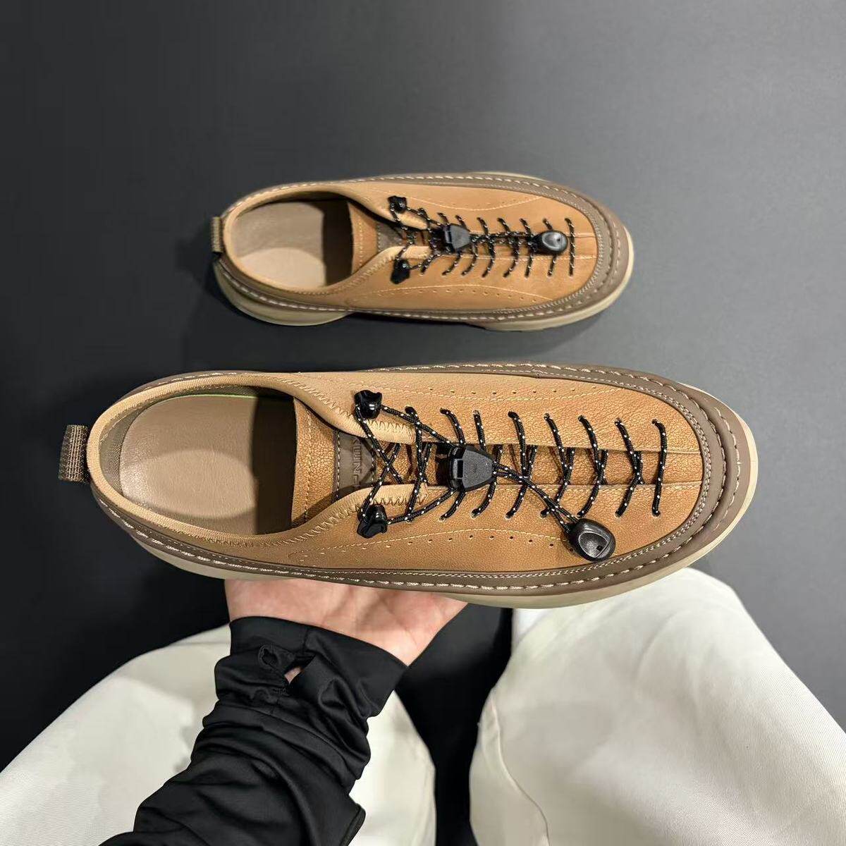 Crossfit Hard - Men's Casual Sneakers Elastic Laces Upper