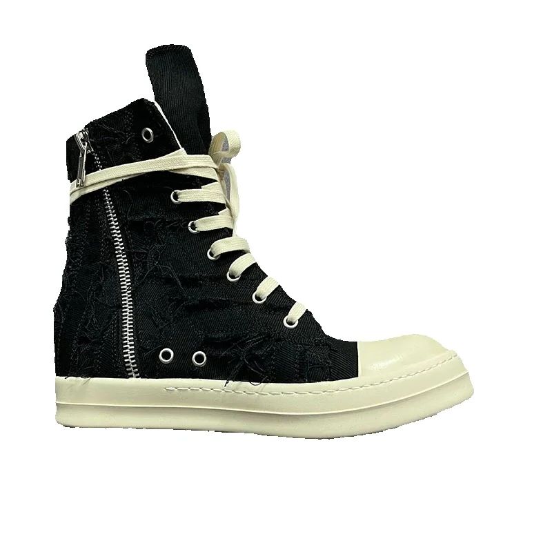 Crossfit Hard - Men Women High-TOP Shoes Casual Canvas