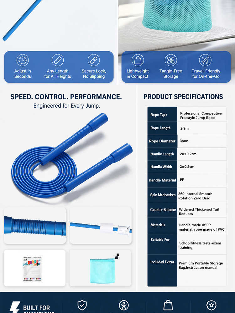 YUEDONG Speed Jump Rope Adjust - đánh giá và giá Skipping Rope Pvc